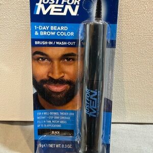 New in Package|Just For Men|Black Beard & Brow Color